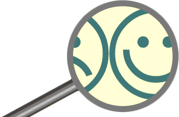 Kontrolrapport smiley ikon